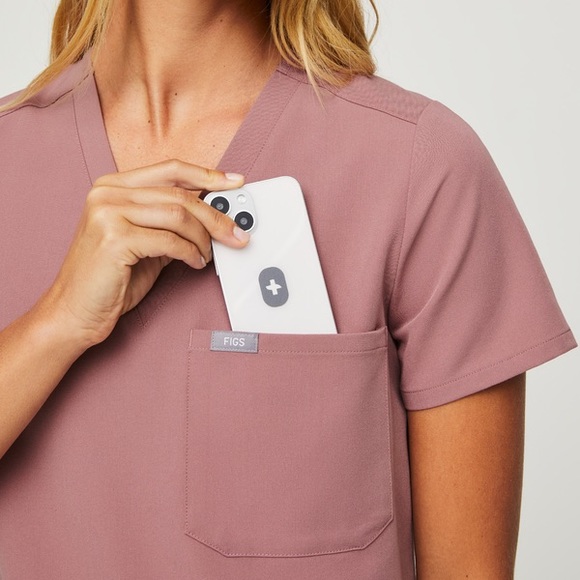 Figs mauve scrub set size small - Picture 5 of 6